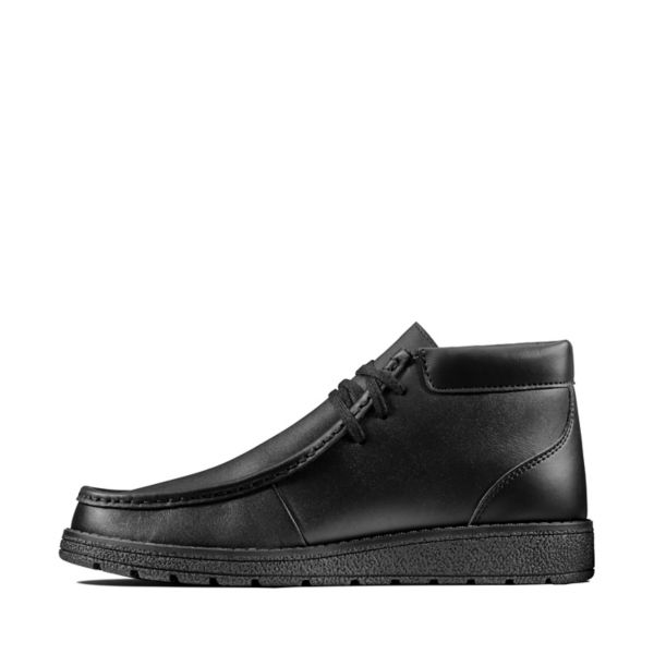 Clarks Girls Mendip Loop Youth School Shoes Black | CA-8927451